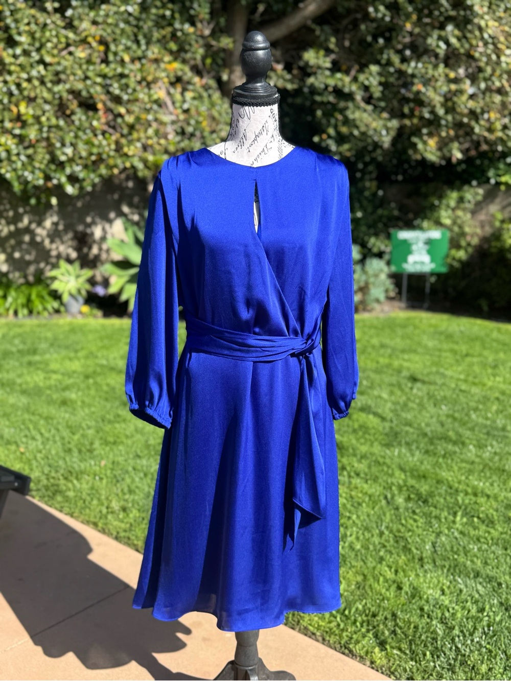 Joseph Ribkoff Cobalt Blue Wrap Dress